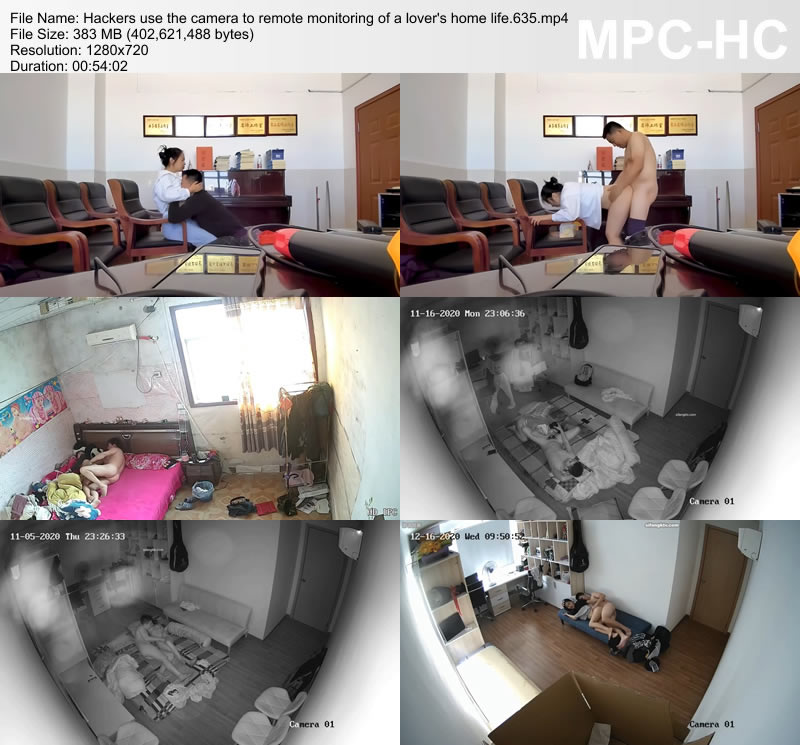 Hackers use the camera to remote monitoring of a lover's home life.635